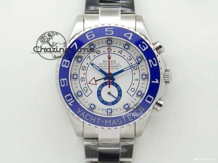 0416 Yacht-Master 116655 ARF SS Custom Made Black Ceramic Bezel on Oysterflex Rubber Strap A HighPerformance 3064